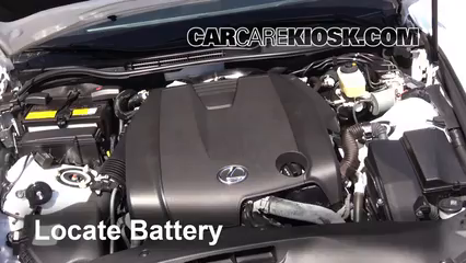 2014 Lexus IS250 2.5L V6 Battery Replace